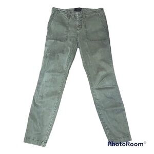 J. CREW Green chinos Size 28 Preppy Straight Leg